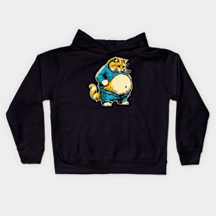 Chubby Cat Kids Hoodie